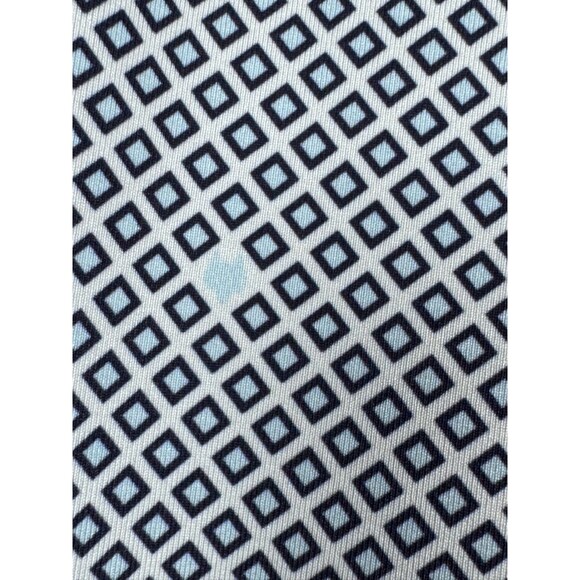 Greyson Polo Large Blue White Geometric Golf Embroidered Greenwood Performance - Picture 8 of 13